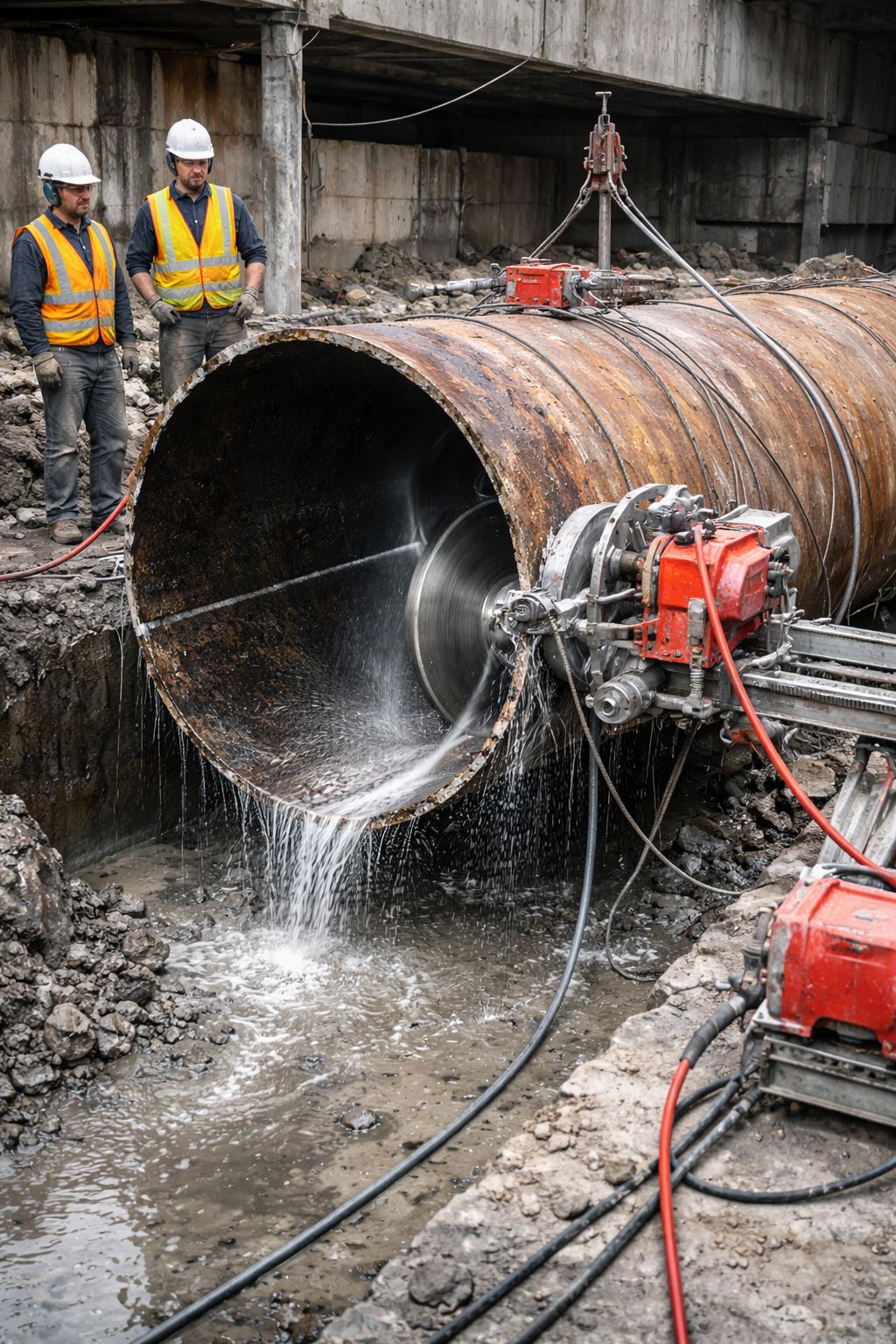 Corte de estructuras con Hilo Diamantado